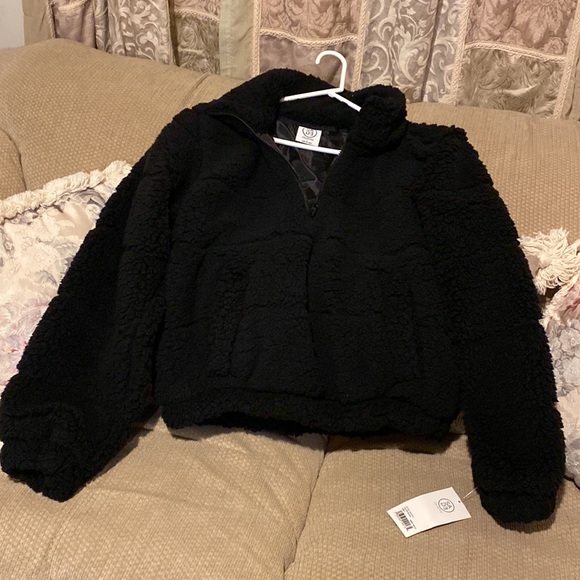 🖤NWT SAGE Collective Thick & Warm Teddy Jacket - Picture 12 of 12